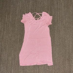 Charlotte Russe striped t shirt dress